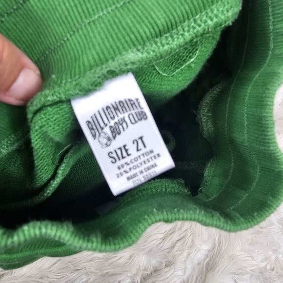 Billionaire Boys Club Green Orange Boys Size 2T Sweatshirt Joggers The Future Is - Picture 14 of 15